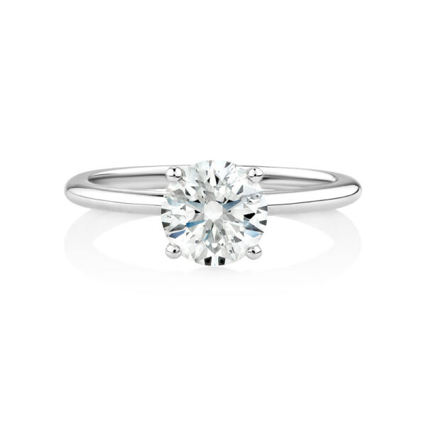 1.25 Carat Laboratory-Grown Diamond Ring in 18kt White Gold - Image 4