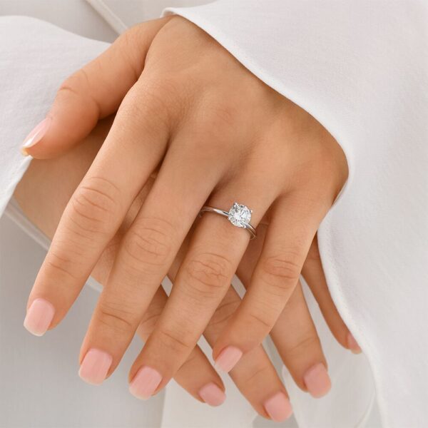 1.25 Carat Laboratory-Grown Diamond Ring in 18kt White Gold - Image 5