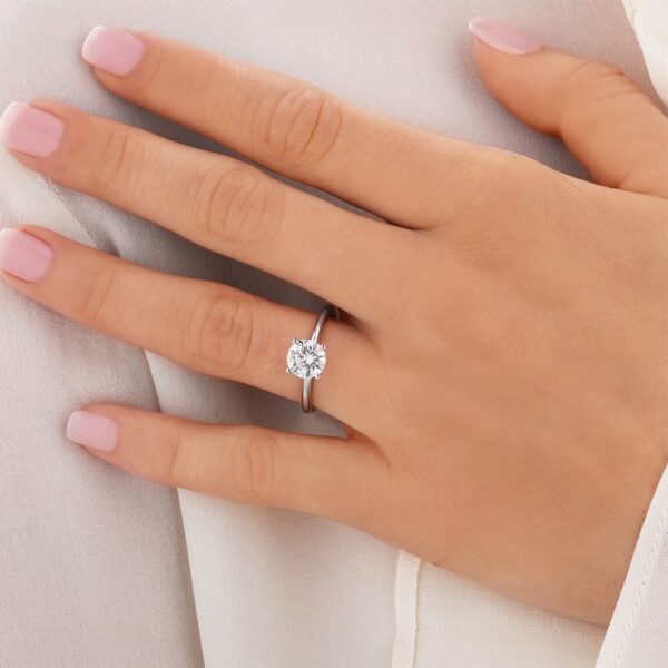 1.25 Carat Laboratory-Grown Diamond Ring in 18kt White Gold - Image 2
