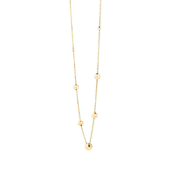 45cm (18") Bead Cable Chain in 22kt Gold - Image 3
