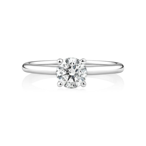 0.70 Carat Laboratory-Grown Diamond Ring in 18kt White Gold - Image 3