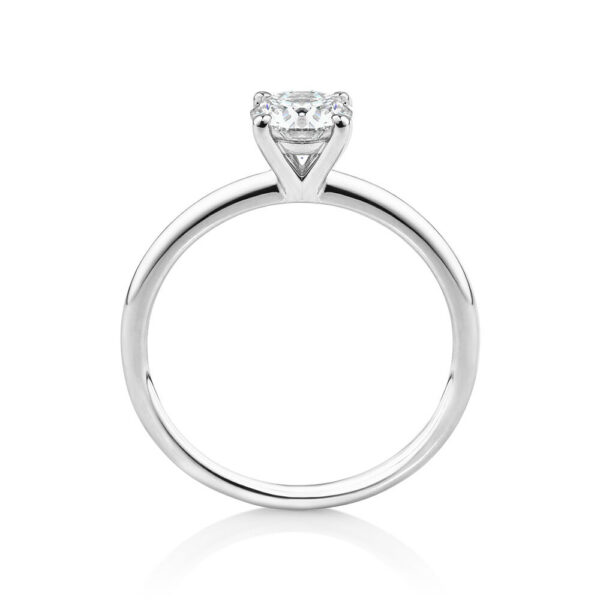 0.70 Carat Laboratory-Grown Diamond Ring in 18kt White Gold - Image 4