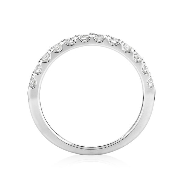 Prelude Wedding Band with 0.50 Carat TW of Diamonds in 18kt White Gold - Image 2