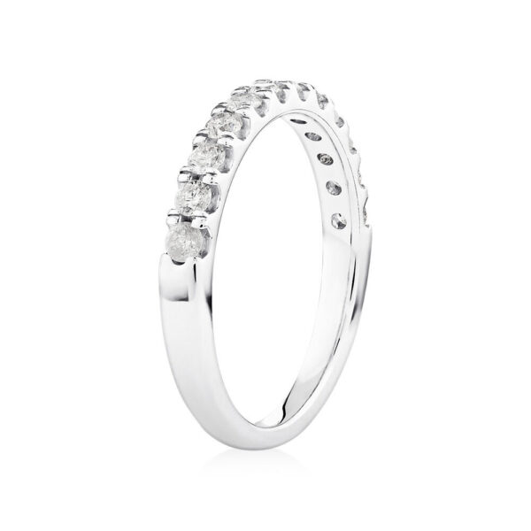 Prelude Wedding Band with 0.50 Carat TW of Diamonds in 18kt White Gold - Image 3