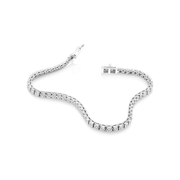 0.25 Carat TW Diamond Tennis Bracelet - Image 4