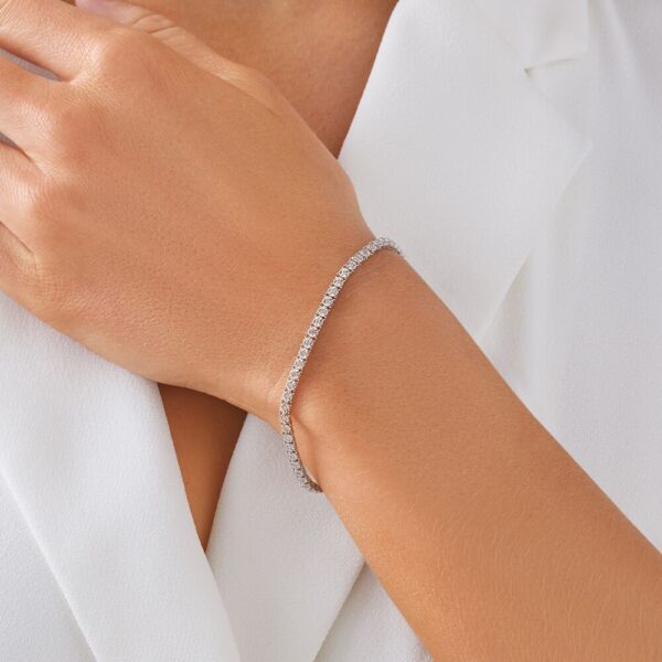 0.25 Carat TW Diamond Tennis Bracelet - Image 2