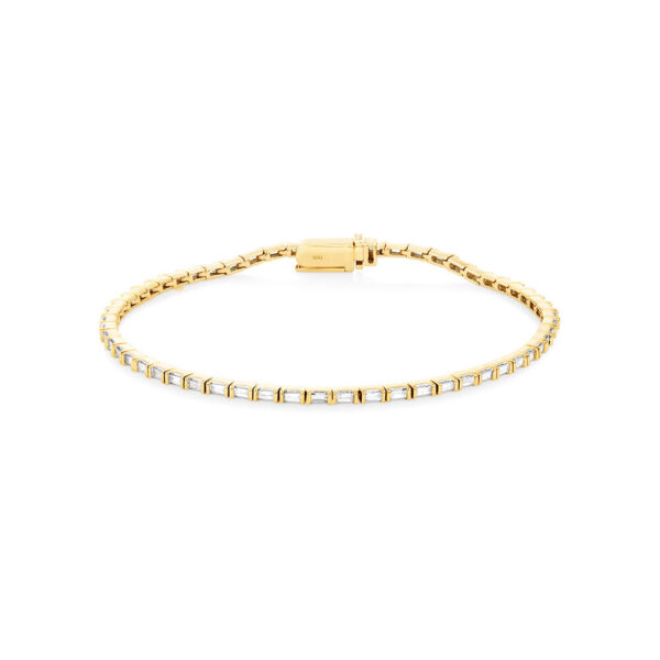 0.74 Carat TW Diamond Tennis Bracelet in 10kt White Gold