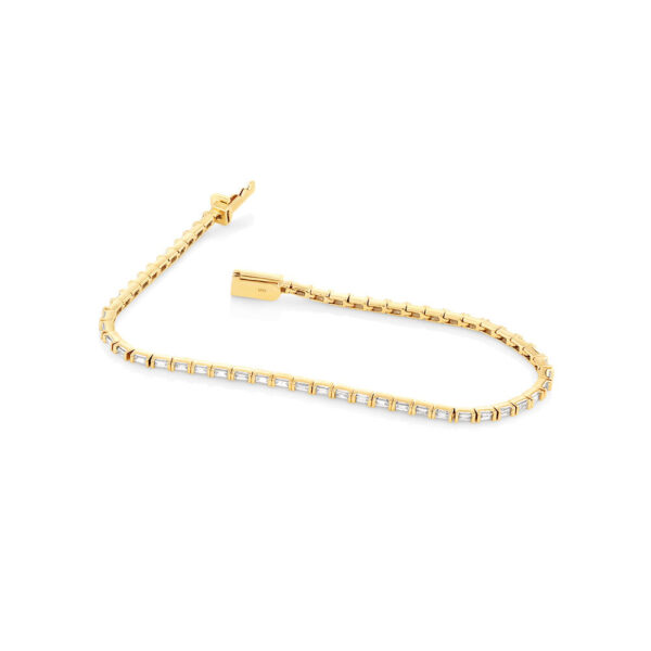 0.74 Carat TW Diamond Tennis Bracelet in 10kt White Gold - Image 4